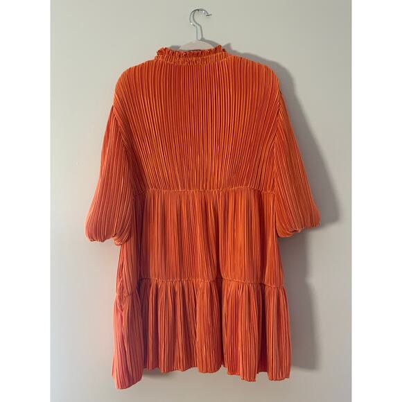 Emily McCarthy FRANKIE DRESS IN CORAL NWT size small - Picture 5 of 9